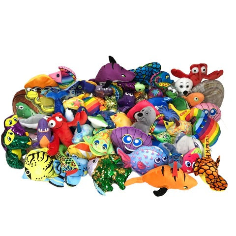 Bag (72 Pcs) Plush Sea Creatures